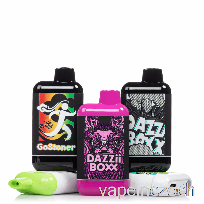 Dazzleaf Dazzii Boxx 510 Baterie Btc černá (kůže) Vape Bez Nikotinu